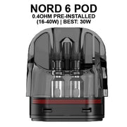 SMOK Nord 6 Dual Mesh - 0.4Ohm Pod Replacement